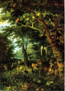 Fig. 1. Jan Brueghel the Younger, “Paradise,” oil on panel, ca. 1650.